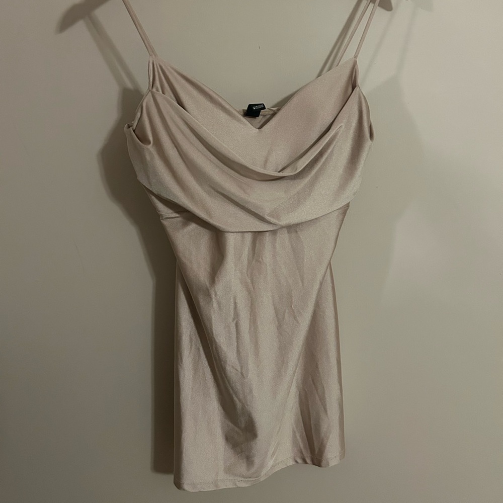 Windsor Cream Strapless Mini skirt Dress